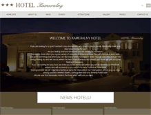 Tablet Screenshot of hotelkameralny.com